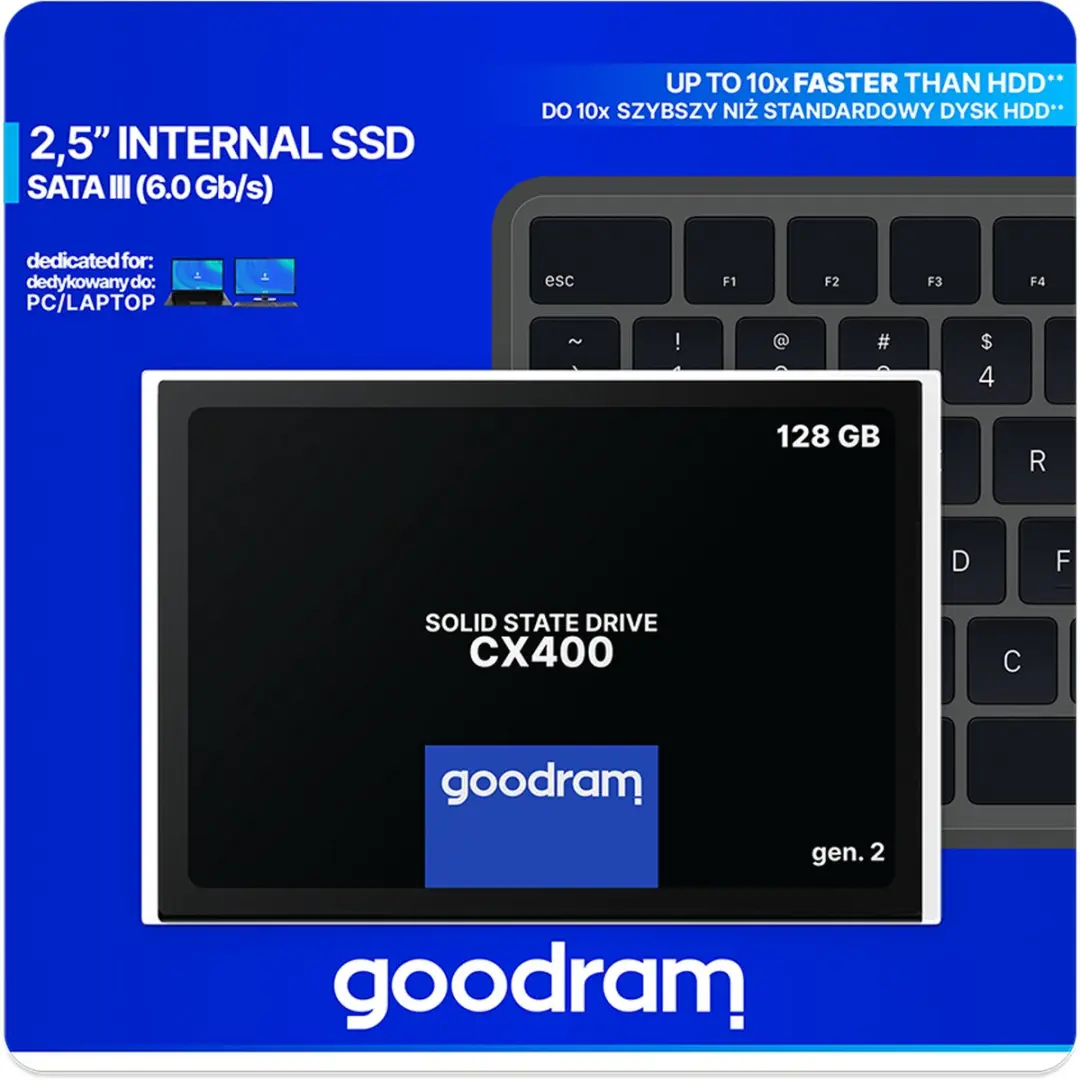Goodram CX400 G2 SSD SSDPR-CX400-128-G2 - 128GB - afbeelding 4 van 6