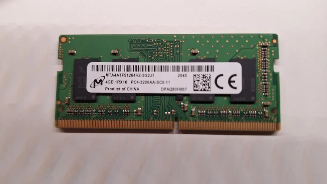 Micron 4GB DDR4 Laptopgeheugen