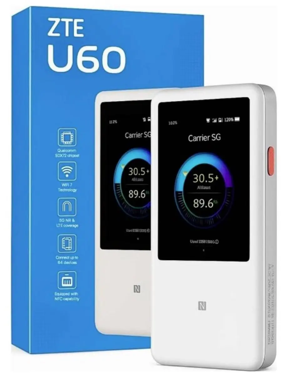 ZTE U60 5G Mobiele Router - Dual-band WiFi - afbeelding 2 van 2