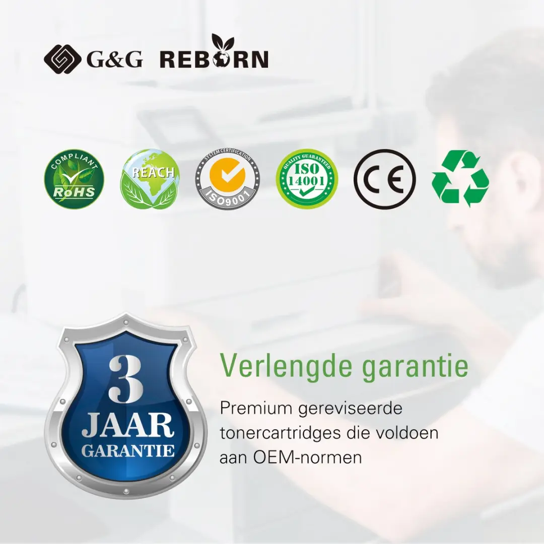 G&G Reborn Toner HP 415A - 2100 pagina's - Magenta - afbeelding 3 van 3