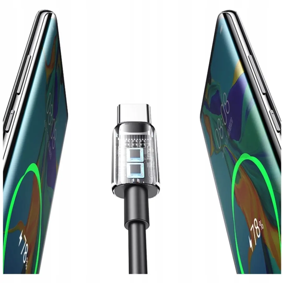 USAMS YD Series SJ708 USB-A naar USB-C kabel - 18W - 1m - afbeelding 2 van 6