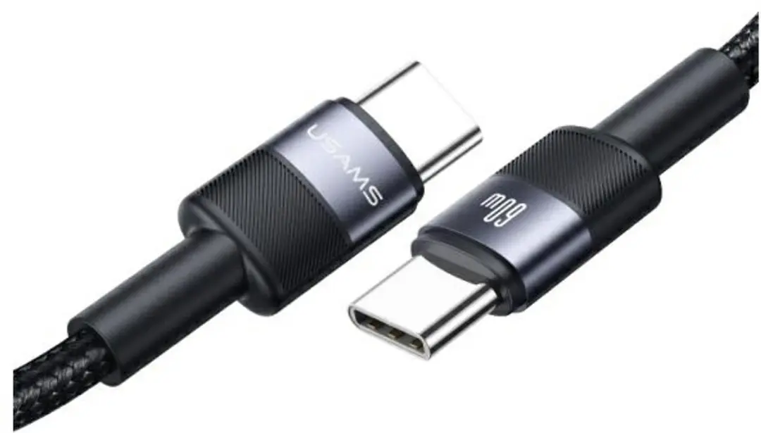 USAMS SY SJ724USB01 USB-C naar USB-C kabel - 60W - 1,2m - afbeelding 3 van 6