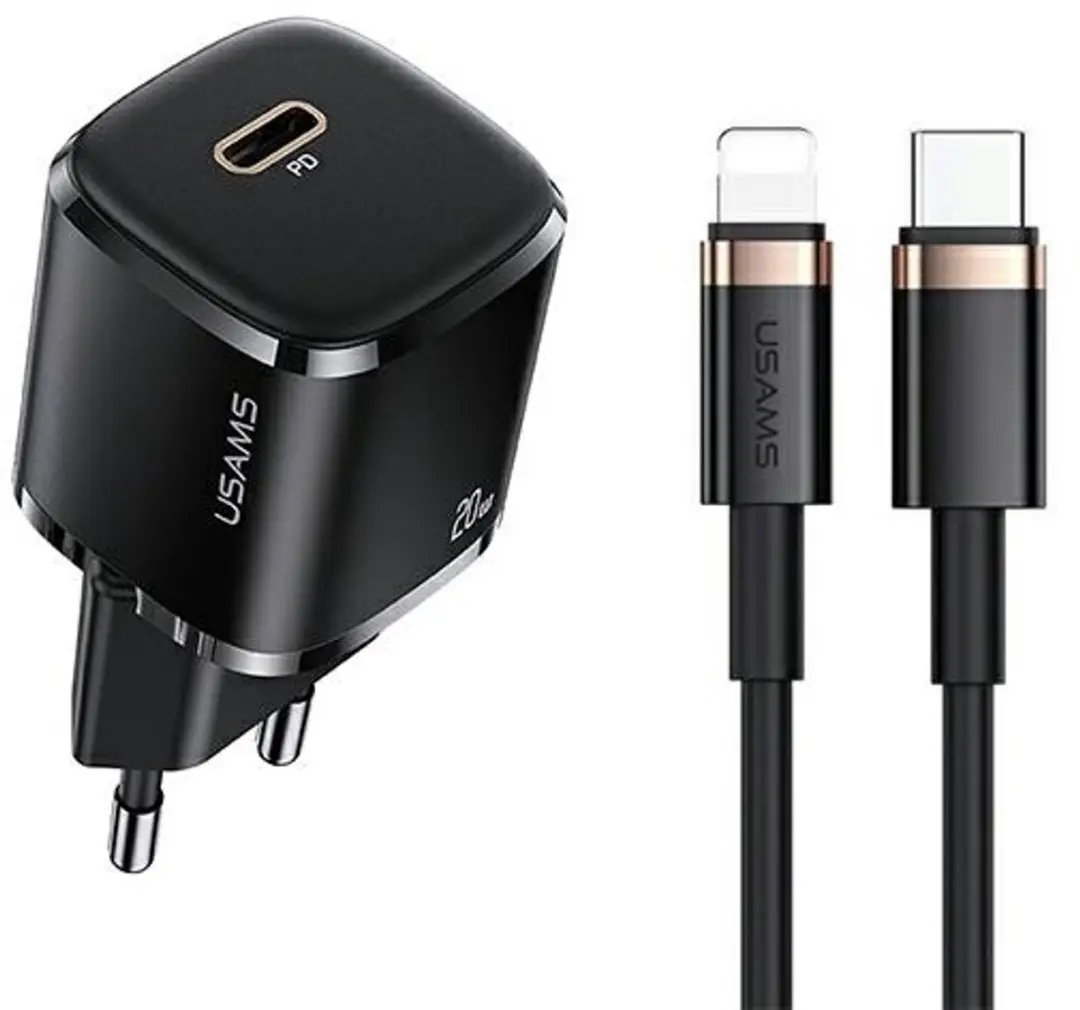 USAMS T36 Serie USB-C Oplader 20W