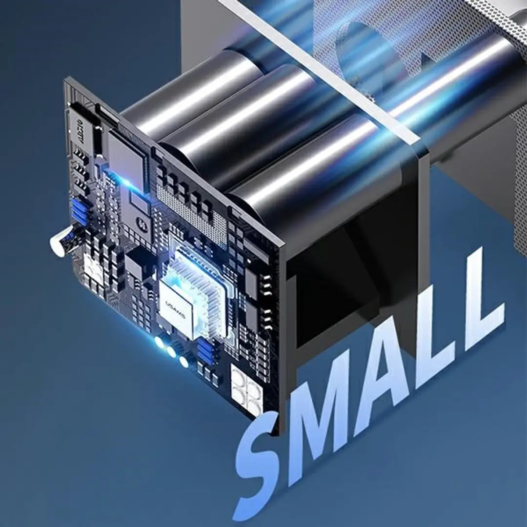 USAMS T36 Serie USB-C Oplader 20W - Zwart - afbeelding 2 van 6