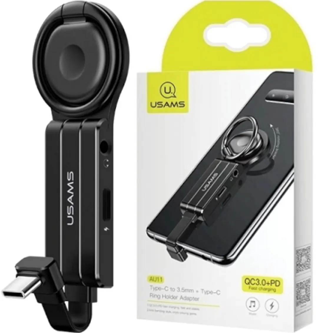USAMS Station AU11 USB-C Audio Adapter