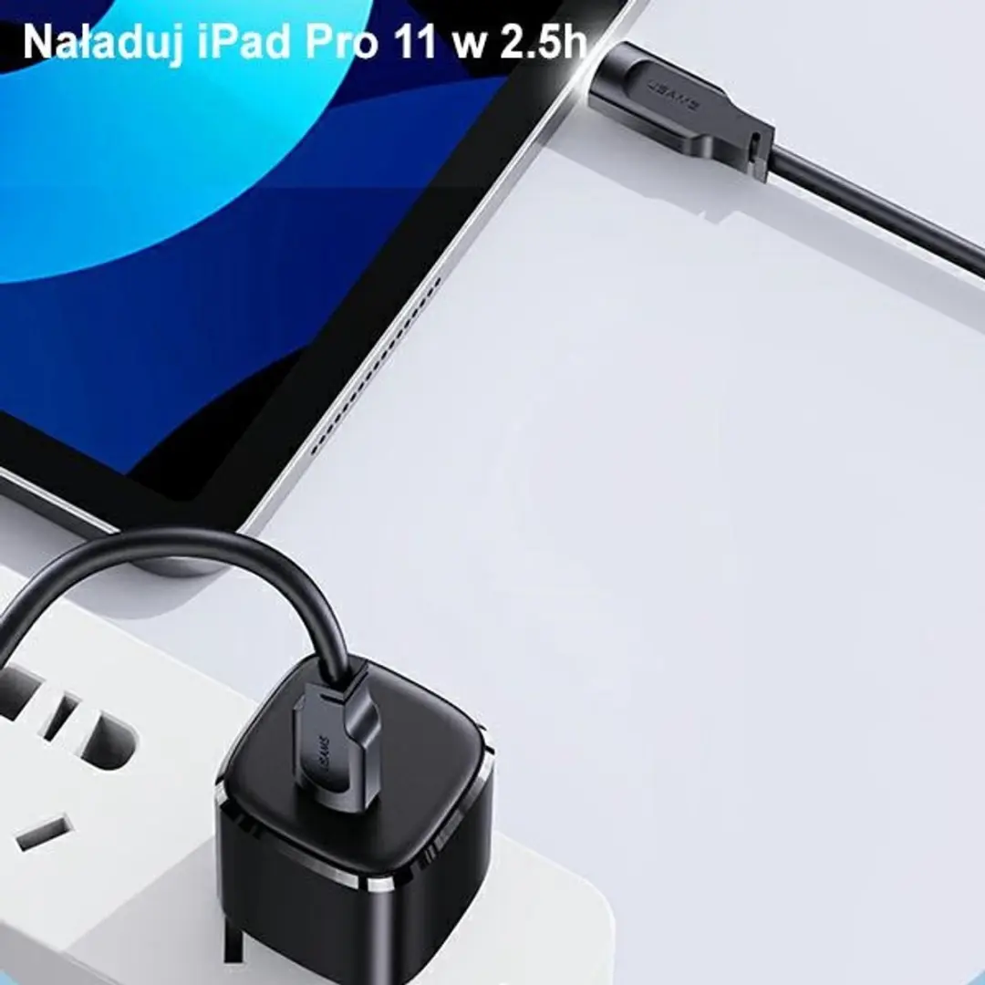 USAMS Lithe SJ567USB04 USB-C Kabel 100W - Groen - afbeelding 4 van 6