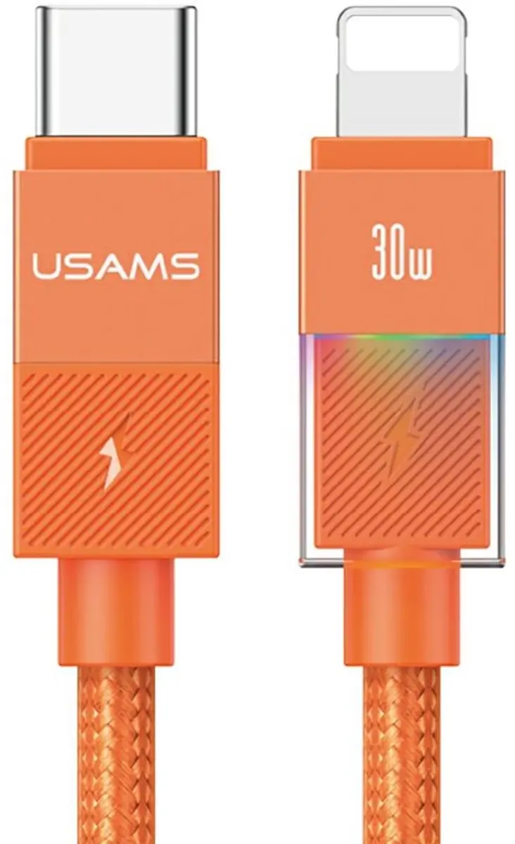 USAMS U93 USB-C naar Lightning kabel 30W
