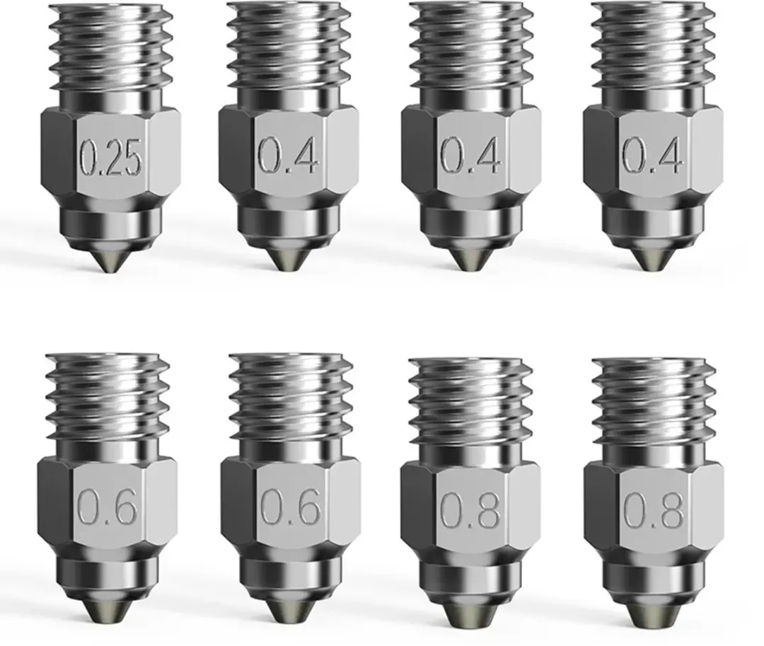Creality Bi-Metallic High-End Mondstukset - Zilver - afbeelding 2 van 5