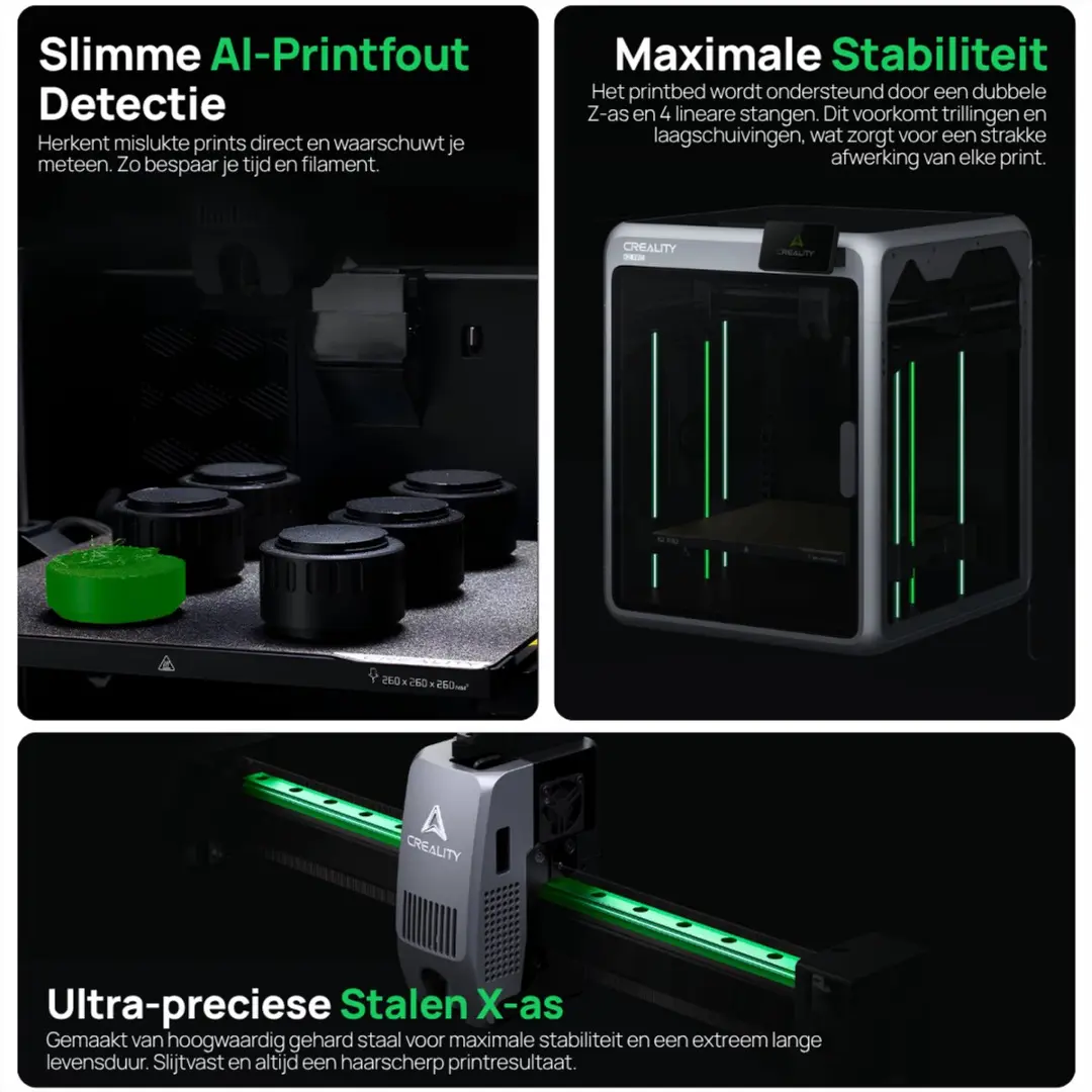 Creality K2 Plus 3D Printer - Multicolour - afbeelding 6 van 6