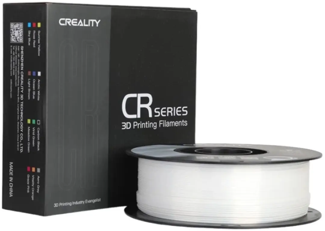 Creality CR-PLA Silk Filament 1.75mm - Wit 1kg - afbeelding 6 van 6