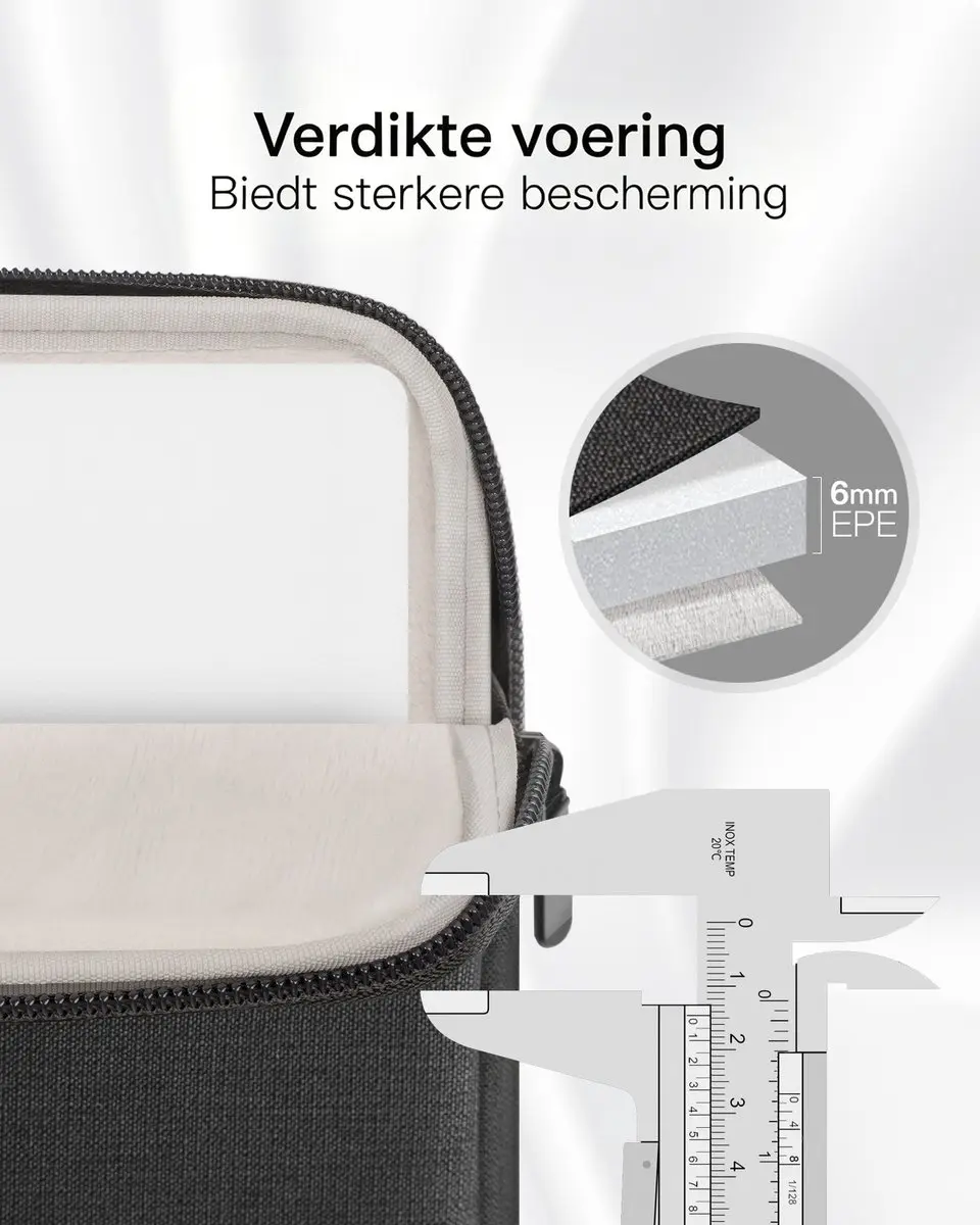 Inateck LB01005-15 Laptoptas 15,6 inch - Zwart - afbeelding 5 van 6