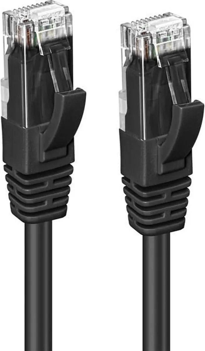 MicroConnect UTP610S CAT6 Netwerkkabel 10m - Zwart - afbeelding 2 van 4