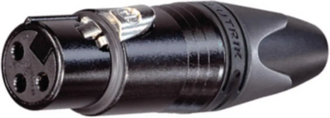 Neutrik NC5FXX-B XLR Kabelcontra Zwart - afbeelding 2 van 5