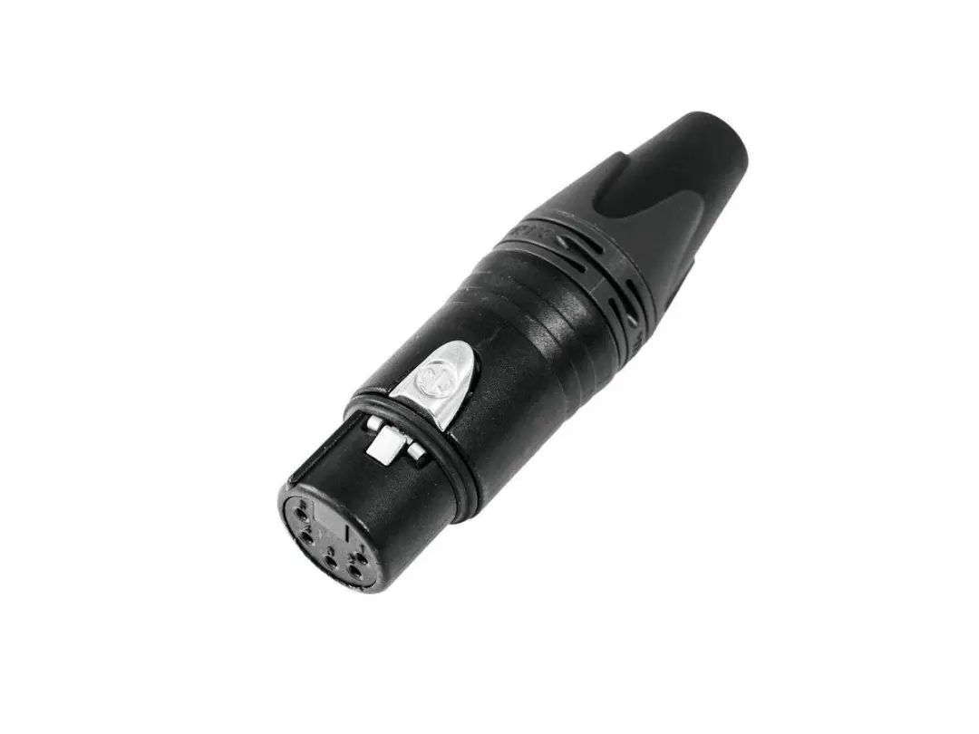 Neutrik NC5FXX-B XLR Kabelcontra Zwart - afbeelding 3 van 5