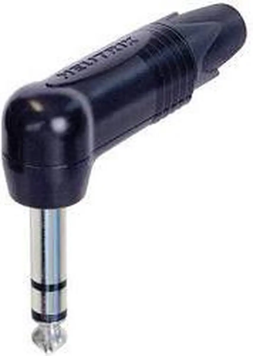 Neutrik NP3RX-BAG 6,35mm Jack Stekker Haaks Stereo - Zwart - afbeelding 5 van 5