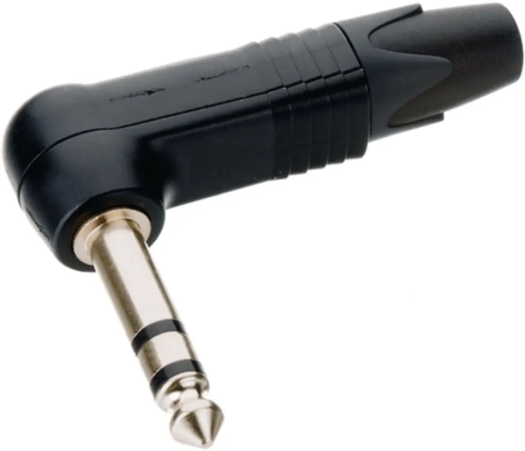 Neutrik NP3RX-BAG 6,35mm Jack Stekker Haaks Stereo
