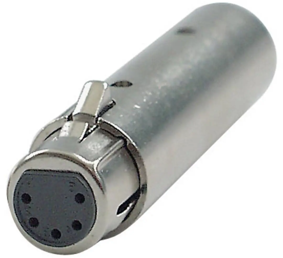 Neutrik NA3F5M XLR-adapter - Grijs - afbeelding 5 van 6