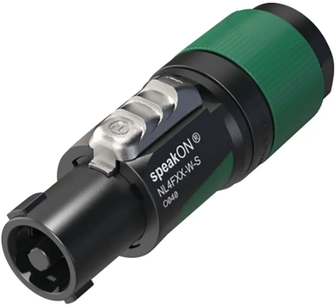 Neutrik NL4FXX-W-S Speakon plug 4-polig