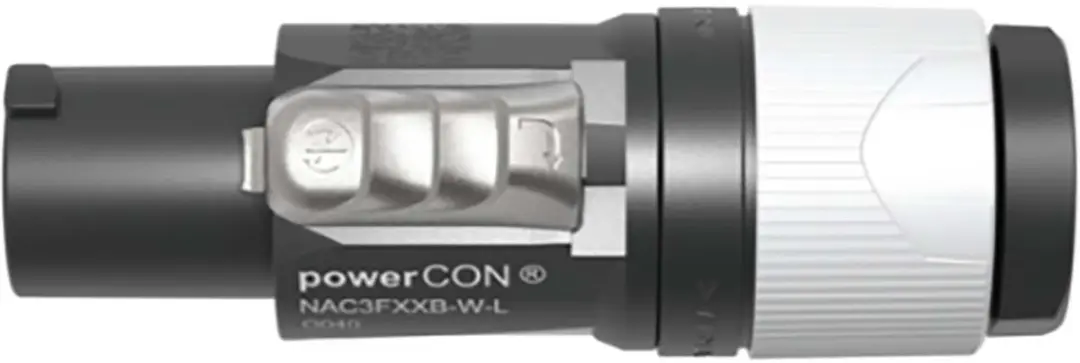 Neutrik NAC3FXXB-W-L powerCON Power-Out Connector 16A - afbeelding 3 van 3