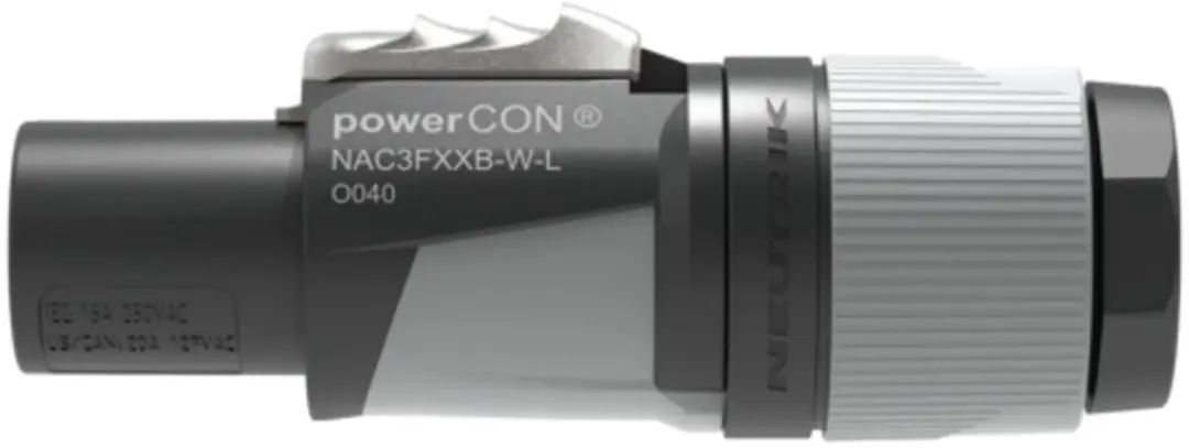 Neutrik NAC3FXXB-W-L powerCON Power-Out Connector 16A - afbeelding 2 van 3