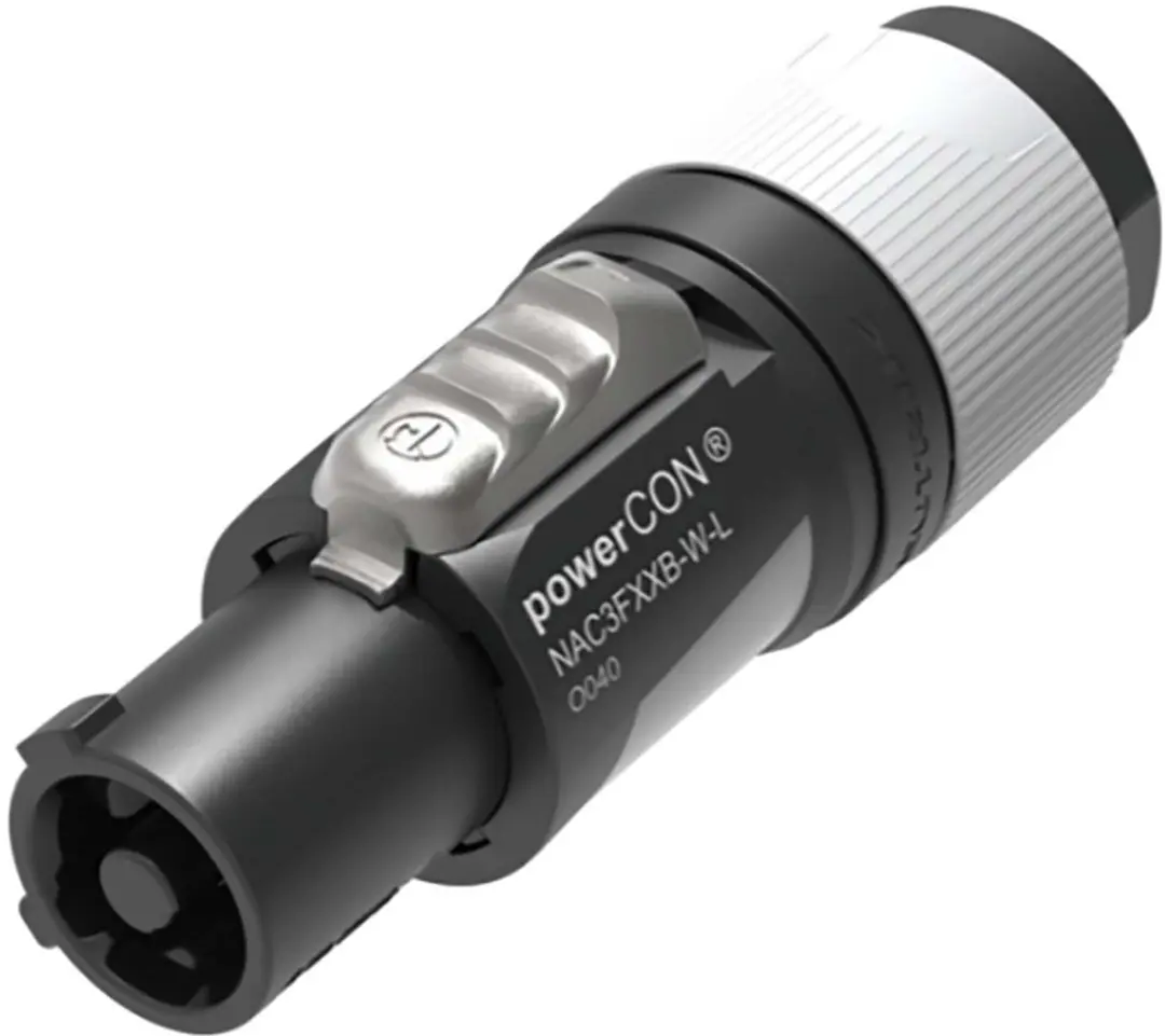 Neutrik NAC3FXXB-W-L powerCON Power-Out Connector 16A