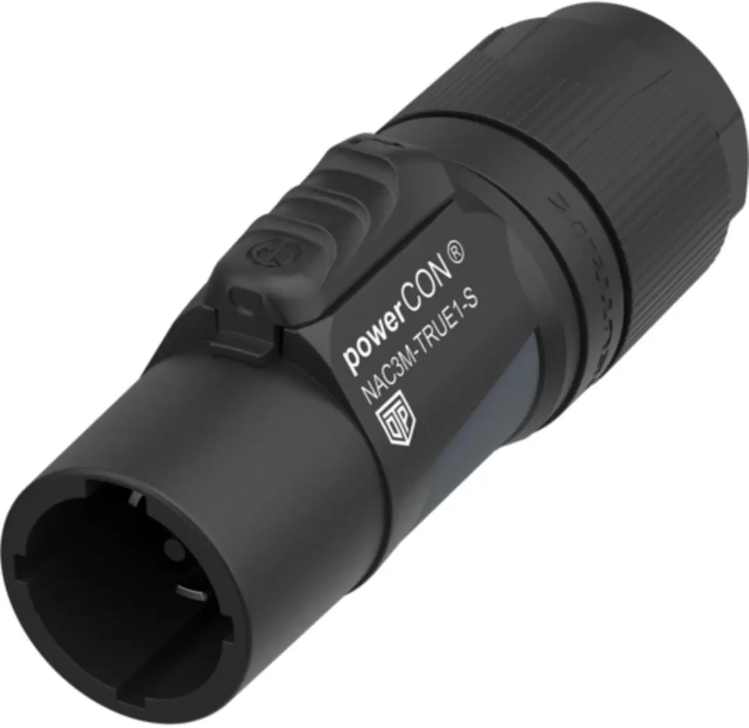 Neutrik NAC3M-TRUE1-S powerCON TRUE1 Connector - Zwart - afbeelding 2 van 4