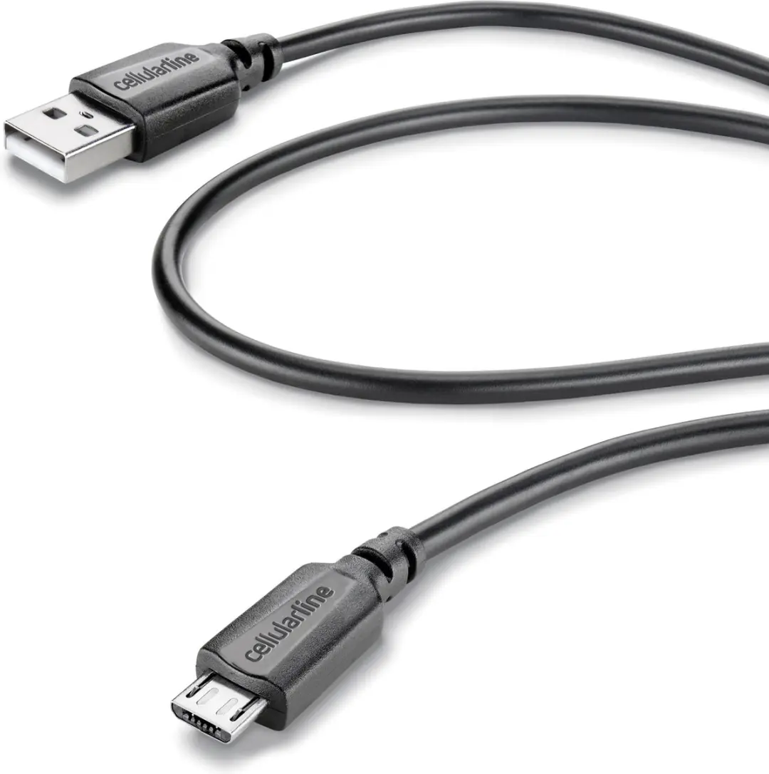 Cellularline USB-A naar Micro-USB kabel 1m
