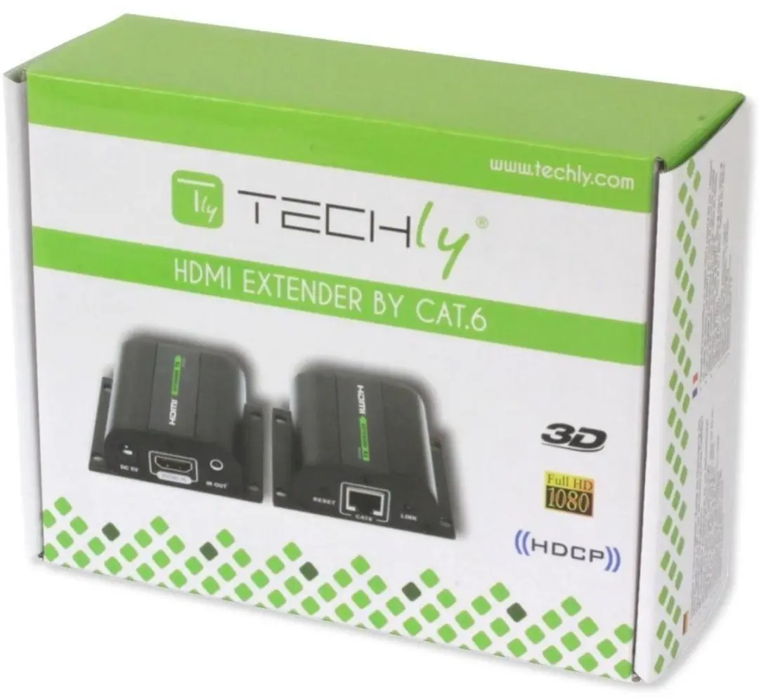 Techly IDATA EXT-E70I HDMI Extender - 60m - 1080p - afbeelding 3 van 6