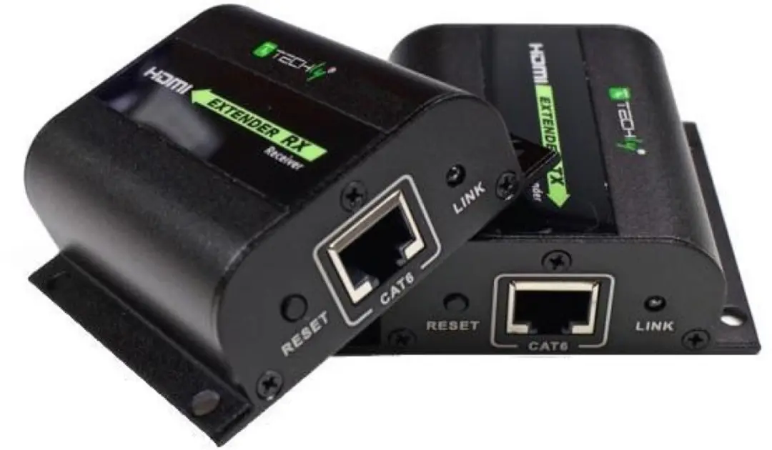 Techly IDATA EXT-E70I HDMI Extender - 60m - 1080p - afbeelding 2 van 6