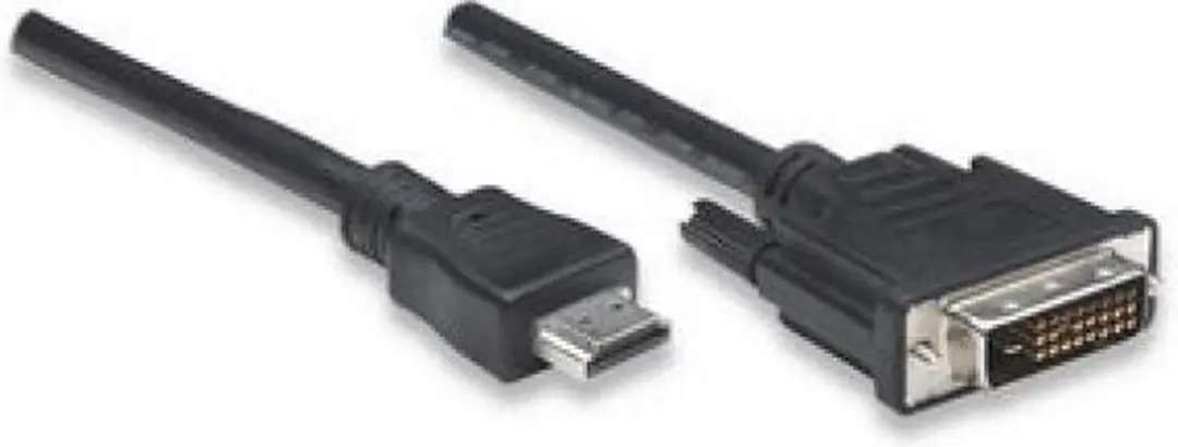 Techly ICOC-HDMI-D-018 Videokabel HDMI naar DVI 1.80m - Zwart - afbeelding 6 van 6