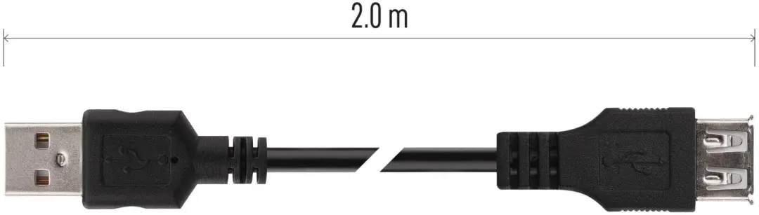 Emos USB-kabel 2.0 A-A S70201 - 2m - afbeelding 4 van 6