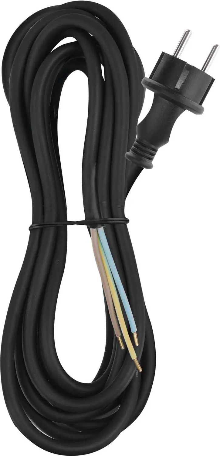 Emos Flexo-kabel 3x1,5mm² 5m zwart S03250N