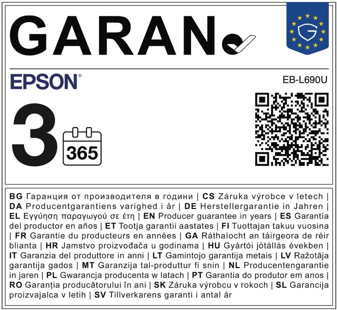 Epson EB-L690U V11HB29040 Laserbeamer
