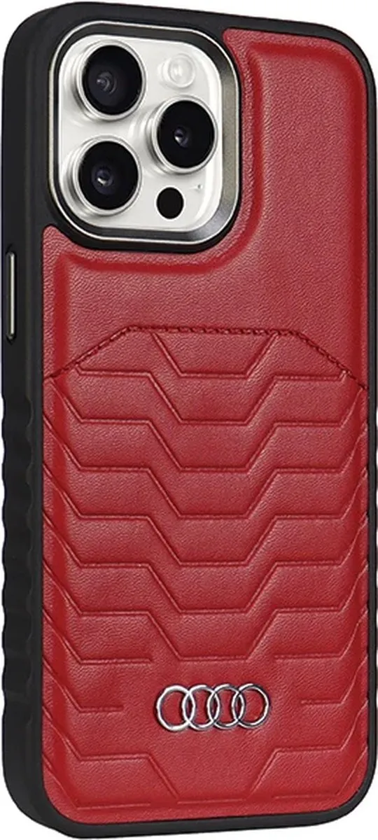 Audi MagSafe iPhone 14 Pro Max Hoesje - Rood - afbeelding 5 van 6