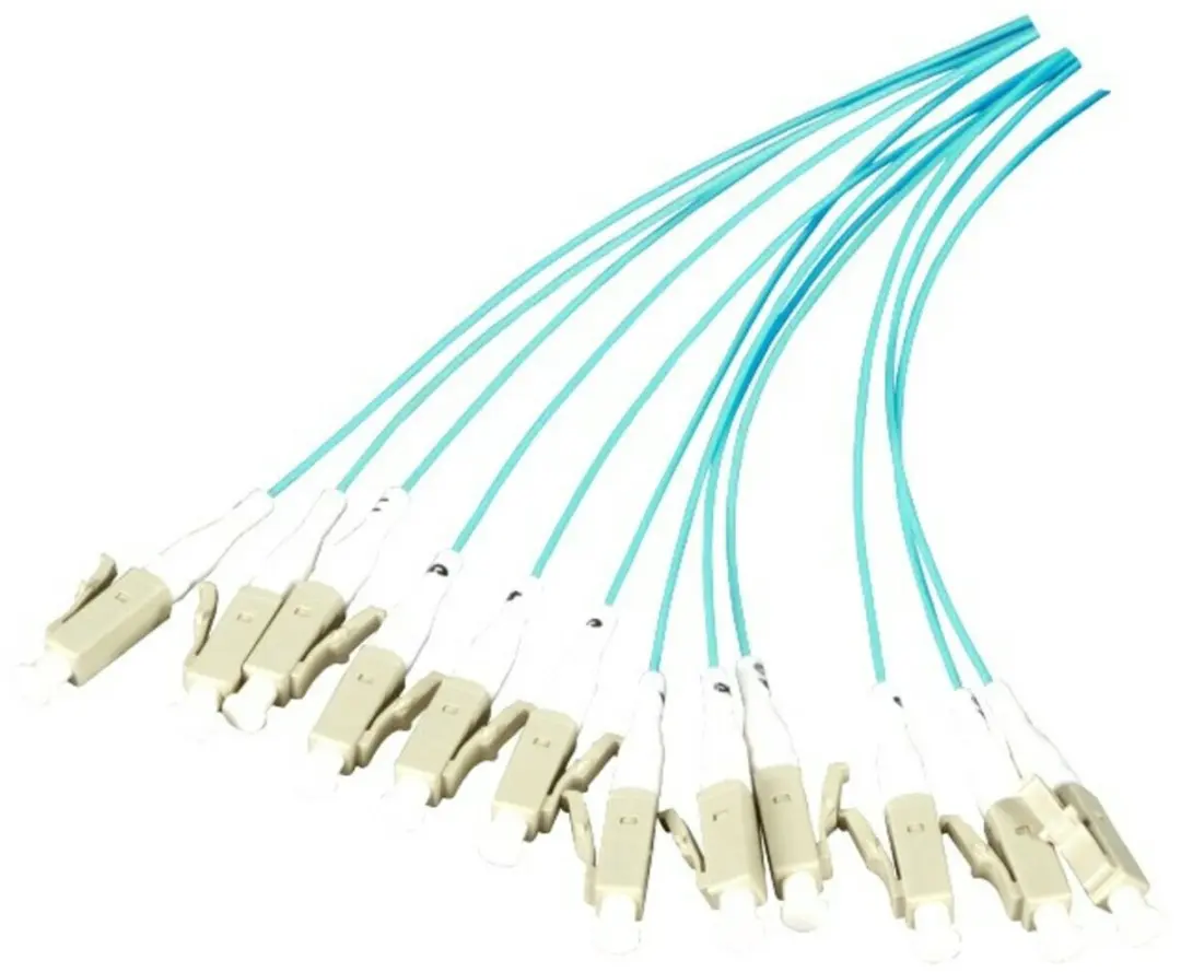 Danicom OM3 glasvezel pigtail turquoise SC