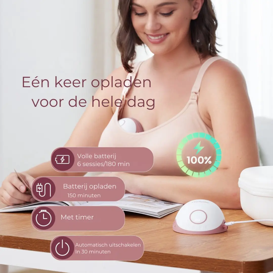Momcozy M6 Handsfree Borstkolf - 2 stuks - afbeelding 3 van 6