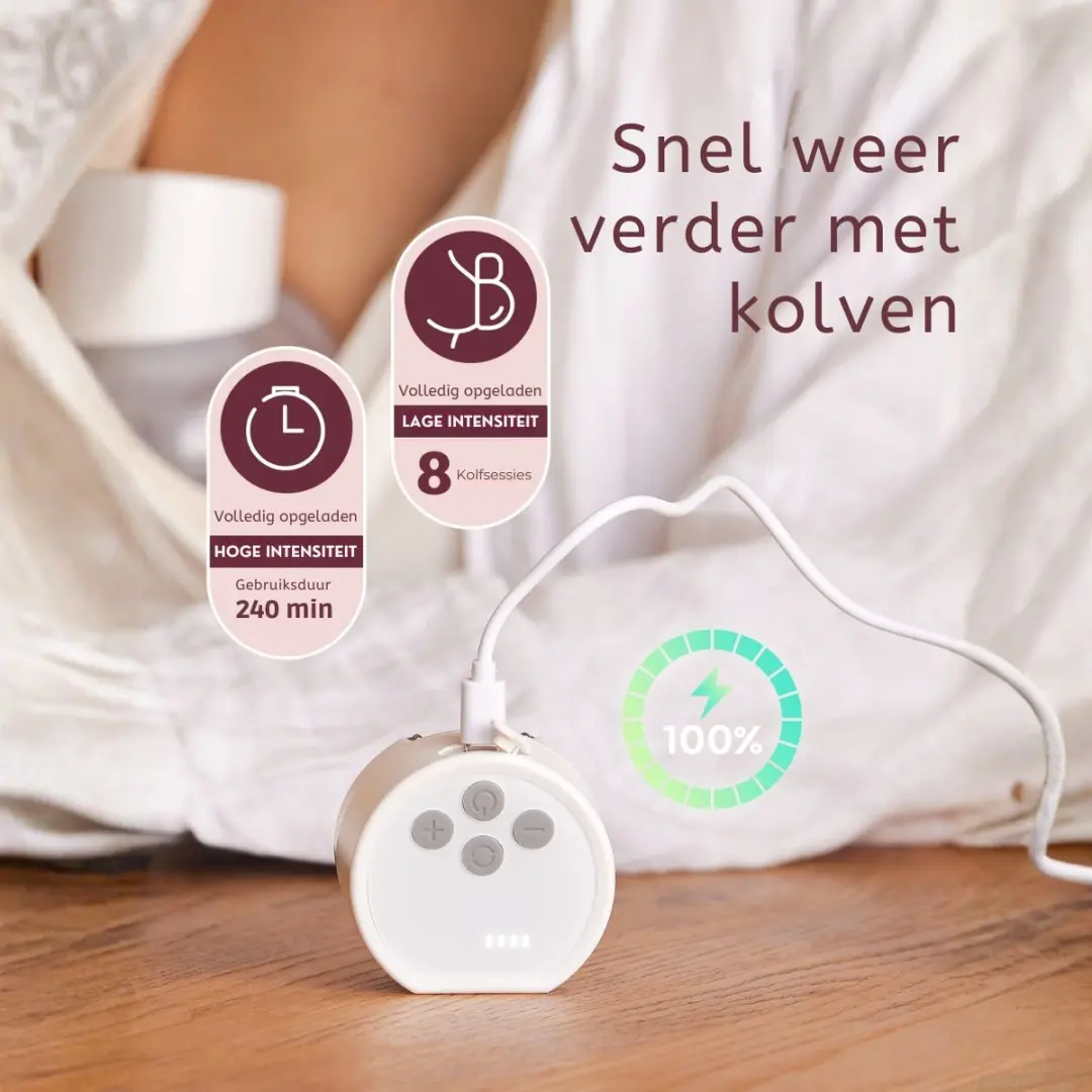 Momcozy S12 Pro Handsfree Borstkolf - Wit - afbeelding 5 van 6