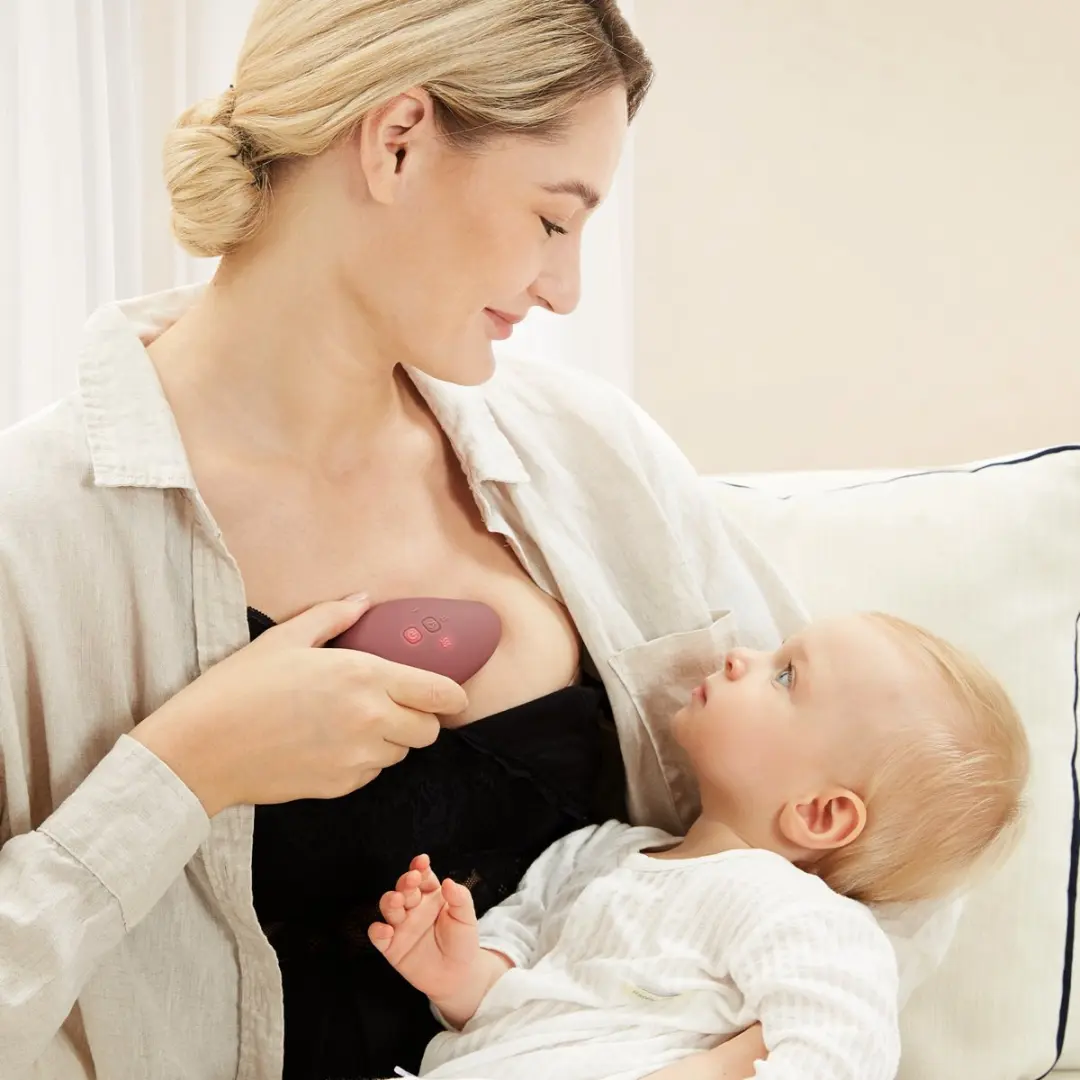 Momcozy Verwarmende Lactatie Massager - Rood - afbeelding 4 van 6