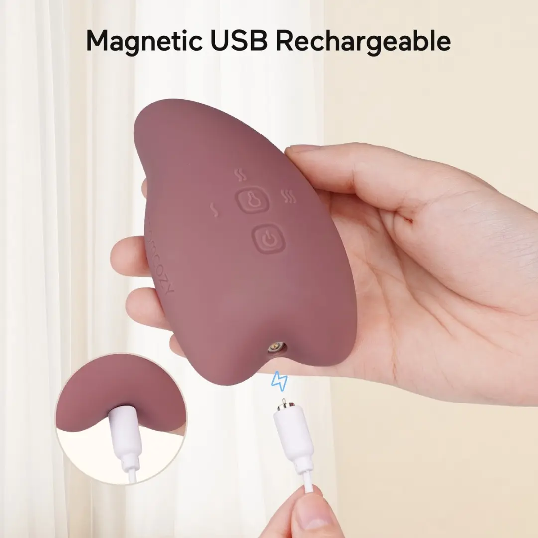 Momcozy Verwarmende Lactatie Massager - Rood - afbeelding 2 van 6