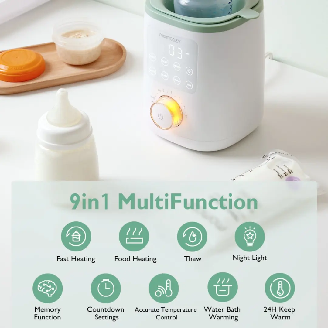 Momcozy MW02 Nutri Smart Flessenwarmer - Analoog - afbeelding 3 van 6