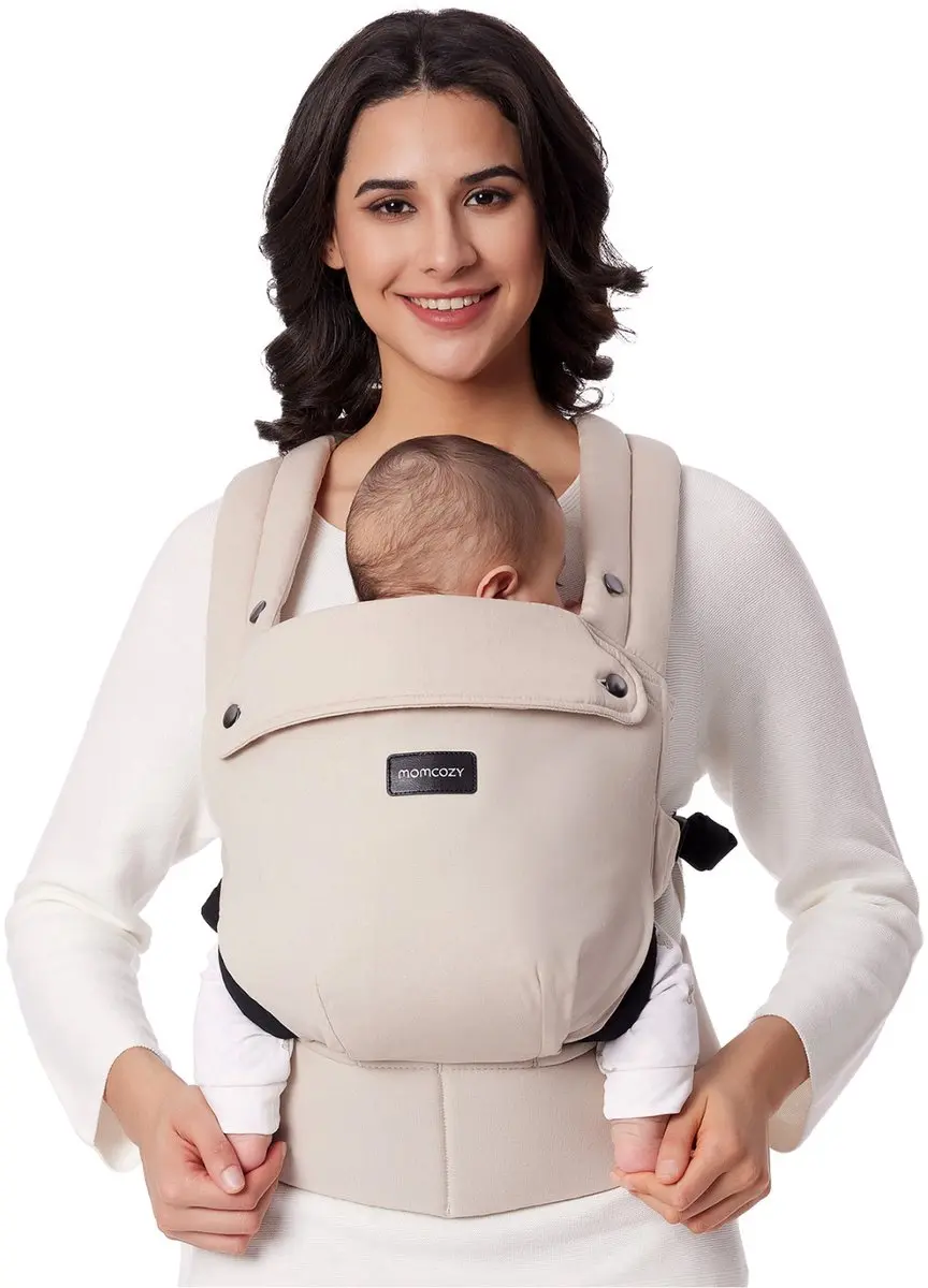 Momcozy PureHug Draagzak - 3-20kg - Khaki - afbeelding 3 van 6