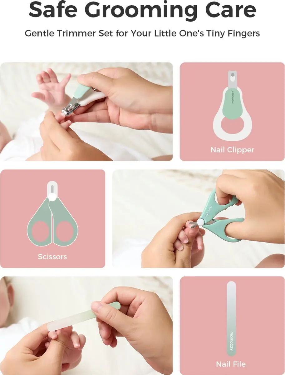 Momcozy All-in-1 Core Baby Verzorgingsset - Groen - afbeelding 3 van 6