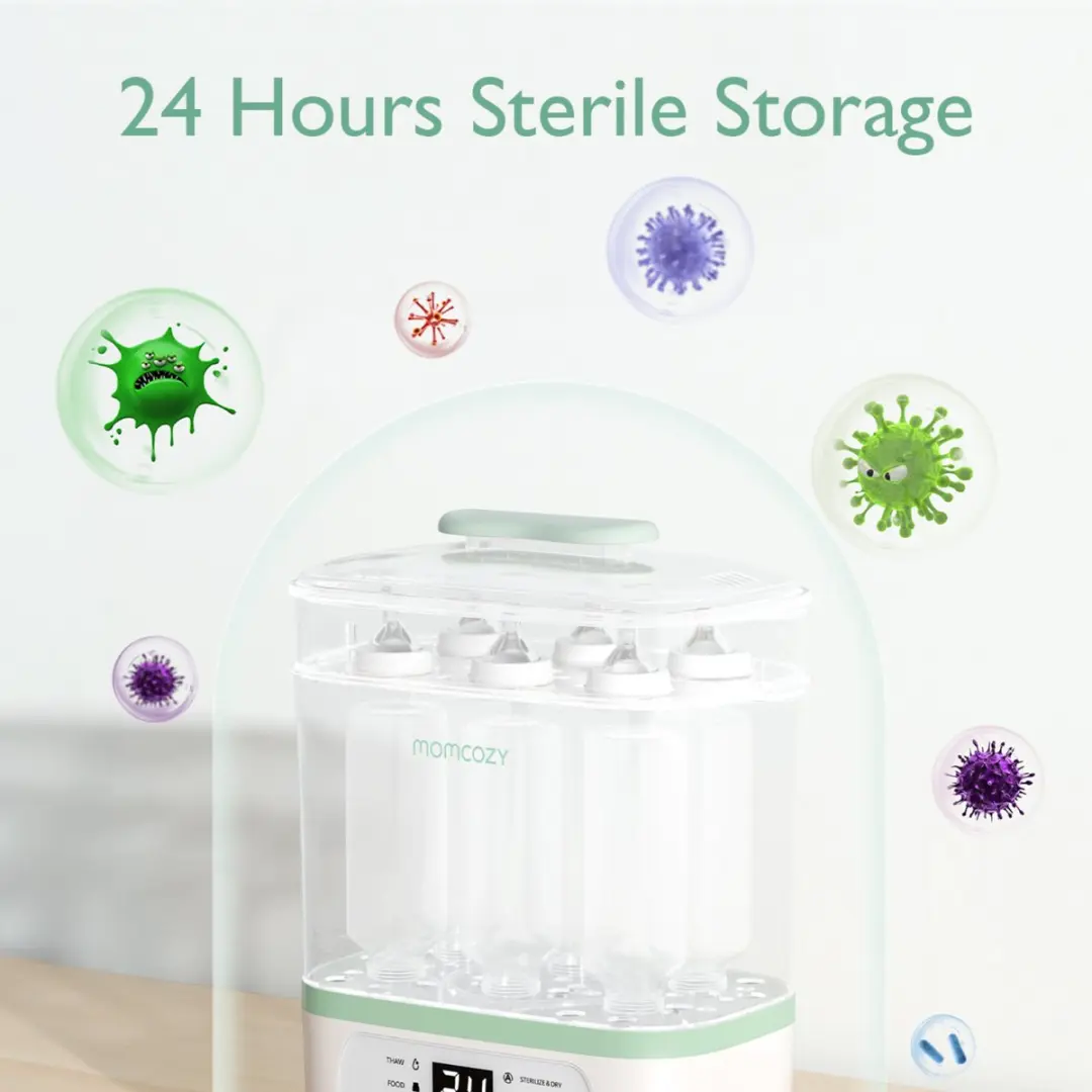 Momcozy Babyfles Sterilisator BS002-WH12NB-A - afbeelding 5 van 6
