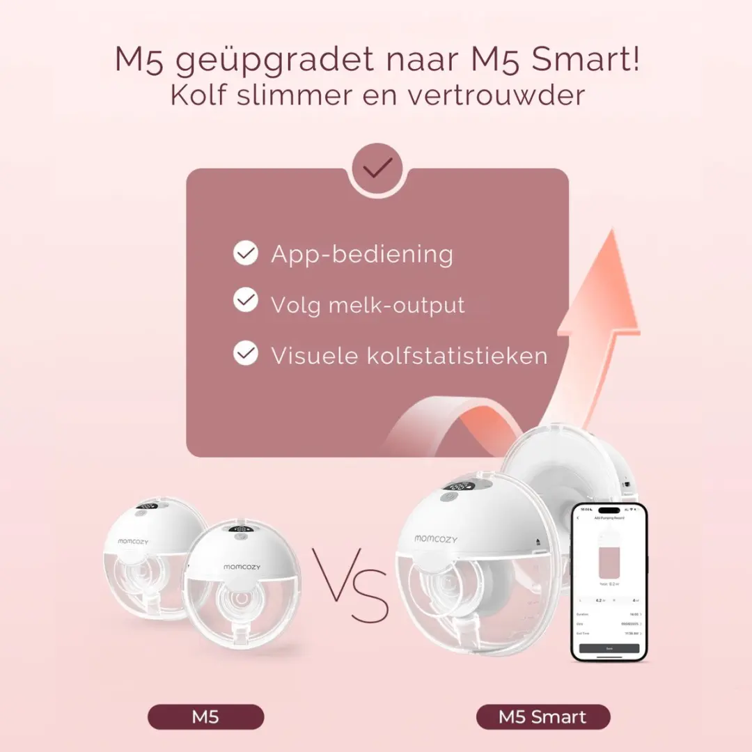 Momcozy M5 Smart Handsfree Borstkolf - 2 Stuks - afbeelding 3 van 6