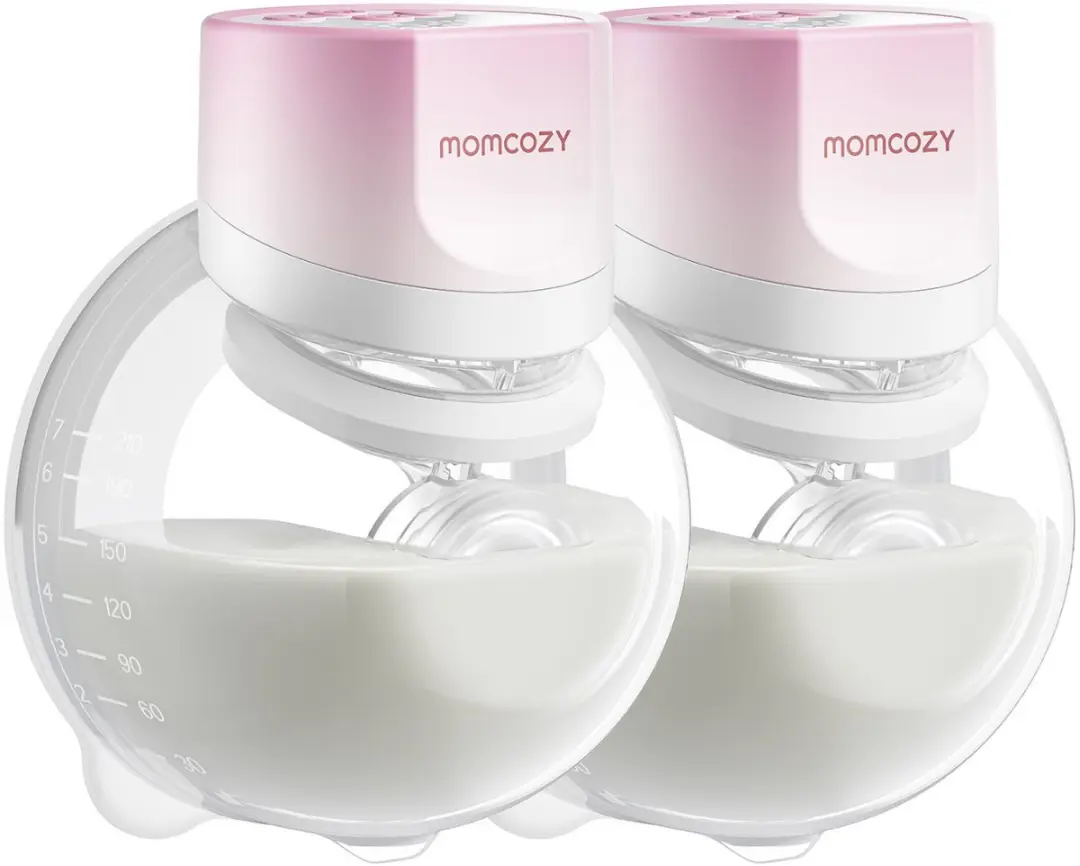 Momcozy S12 Pro Quick Handsfree Borstkolf - 2x - Roze - afbeelding 3 van 6