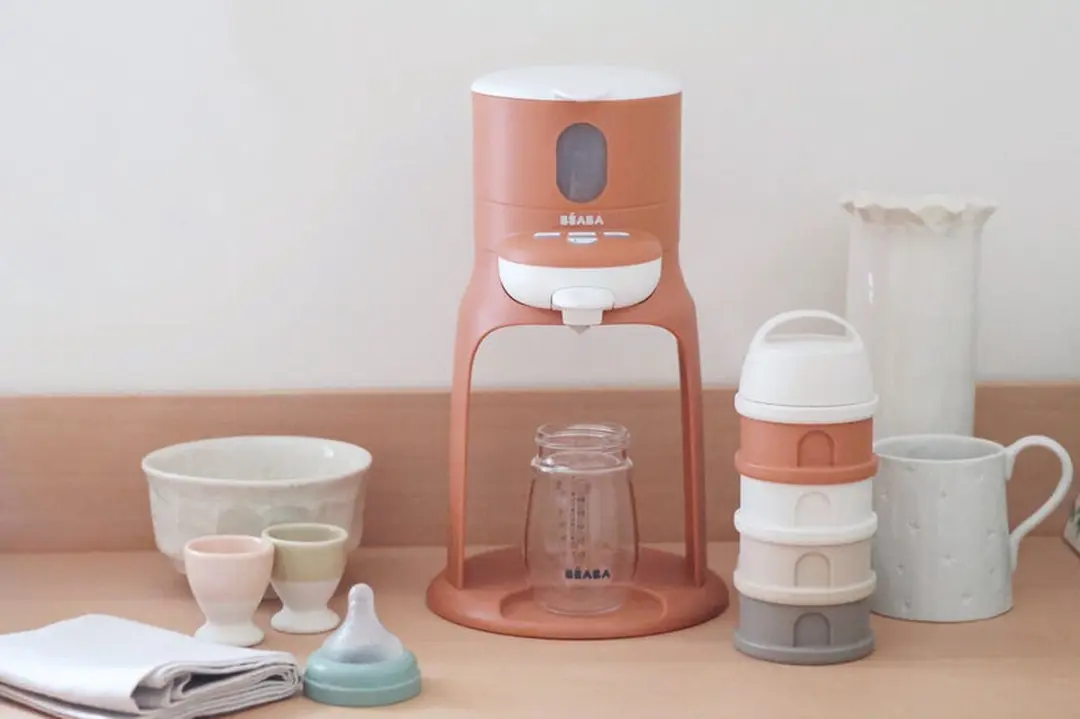 Béaba Melkpoeder Toren 330ml - Terracotta Grijs - afbeelding 3 van 6