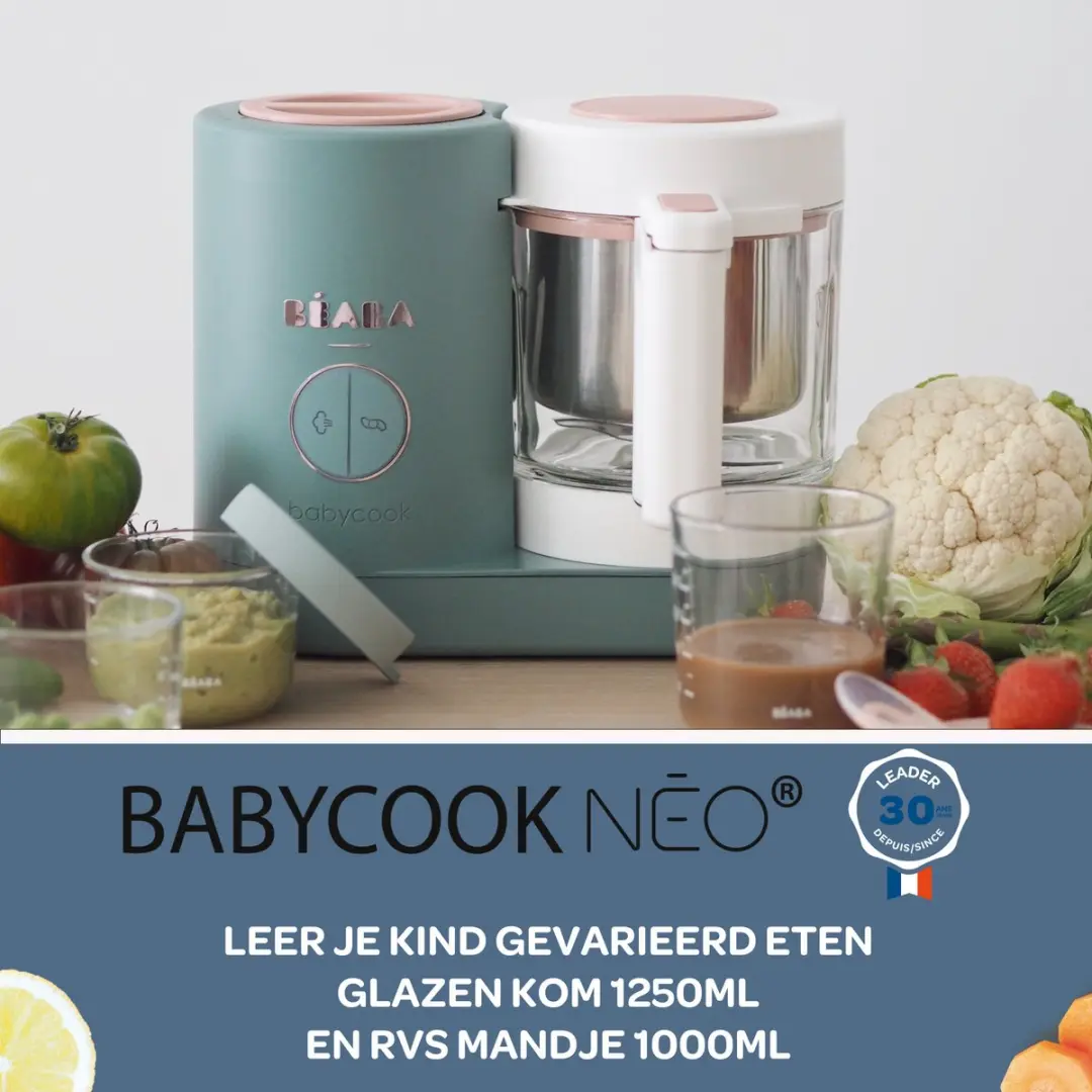 Béaba Babycook Neo 4-in-1 Stoomkoker - 1250ml - Groen - afbeelding 2 van 6