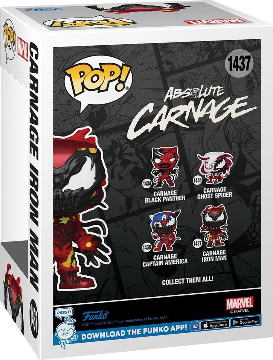 Funko Pop! Carnage Iron Man 82646 - Vinylfiguur - Multicolor