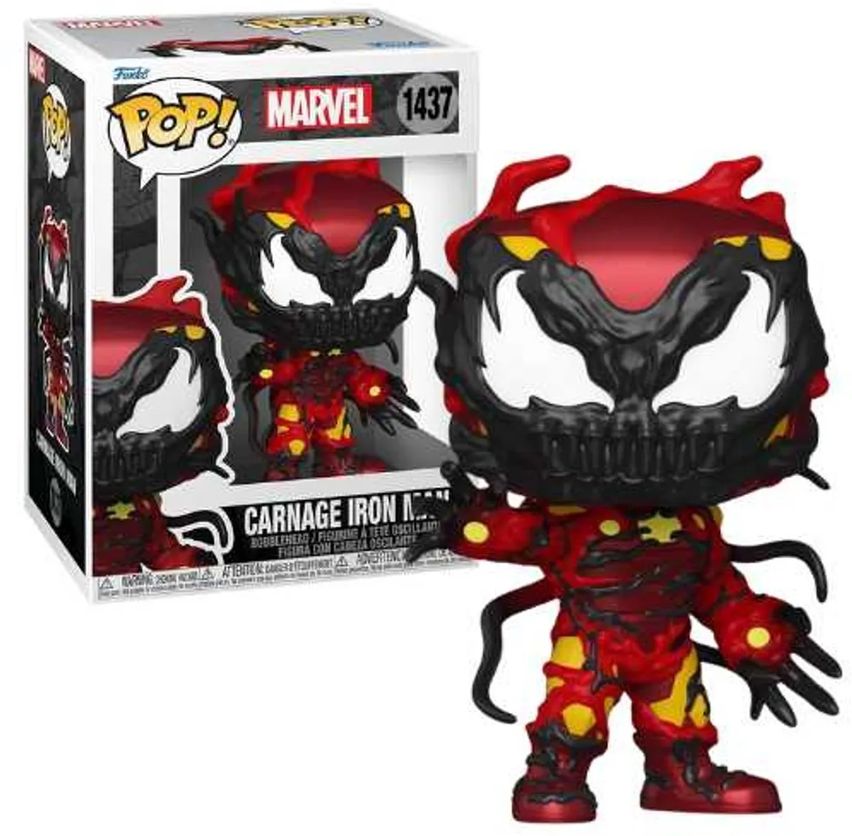 Funko Pop! Carnage Iron Man 82646 - Vinylfiguur - Multicolor - afbeelding 6 van 6