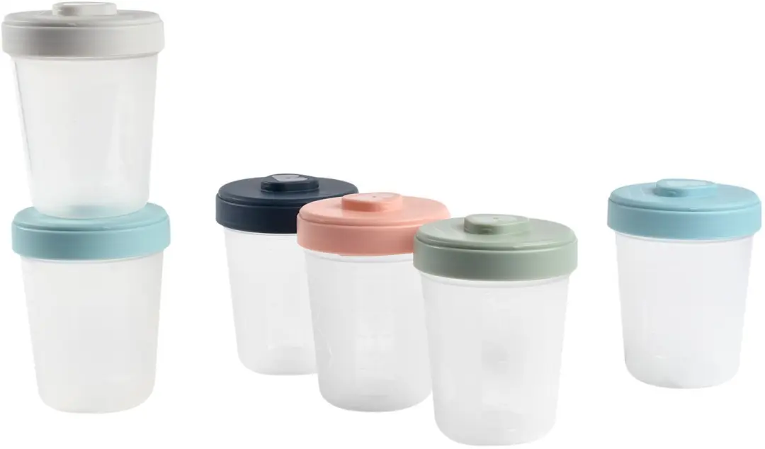 Béaba Clipportie Bewaarpotjes 250ml - Set van 6 - afbeelding 6 van 6